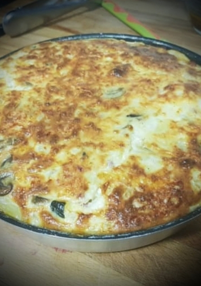 Una foto de Quiche con base de patata