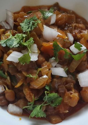 A picture of Chana Masala.