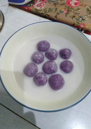 Foto resep Putri mandi ubi ungu