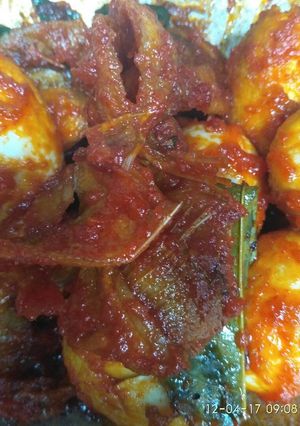 Foto resep Ikan kapas dan telur balado