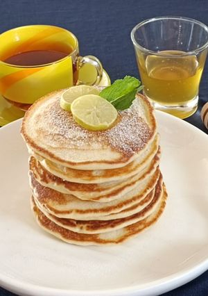 عکسی از دستور پنکیک لیمویی