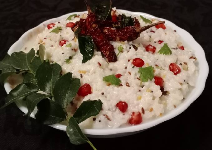 दही चावल (dahi chawal recipe in Hindi) रेसिपी बनाने की विधि in Hindi by  Sneha Kasat - Cookpad