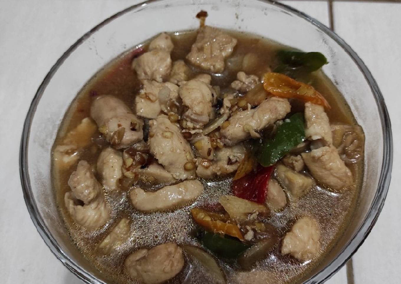 Ayam tempe tumis