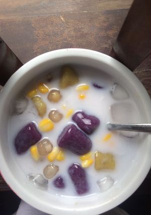 Hình của món Chè khoai dẻo - Trân châu Ngô.