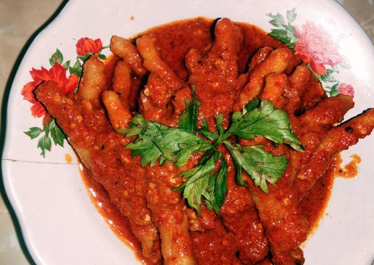 Resep Ceker pedas Eva | Rahasia Menyiapkan Ceker pedas Eva yang Menggugah Selera