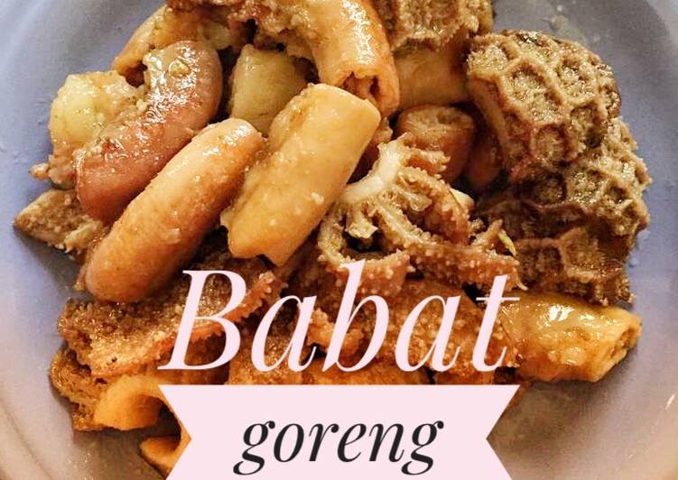 Resep Babat goreng enak gurih, Bikin Ngiler