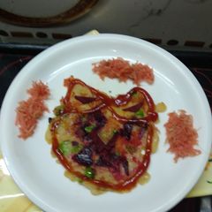 A picture of Peas pancake.
