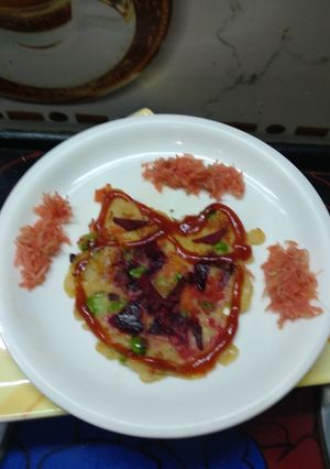 A picture of Peas pancake.