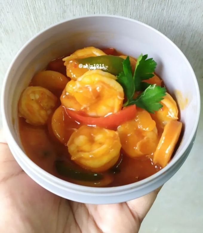 Foto resep Udang Sosis Saus Paprika