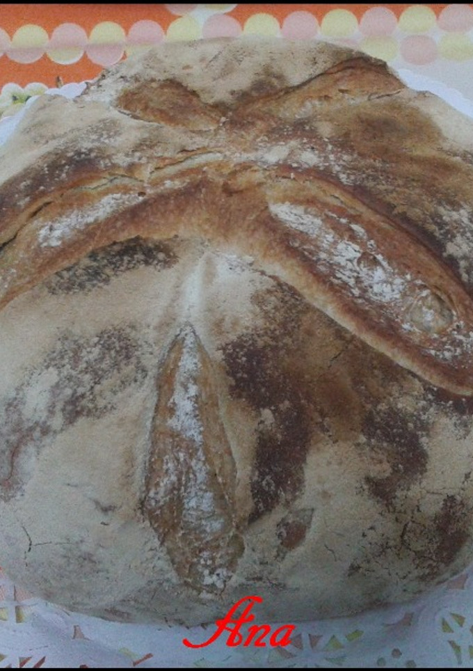 Una foto de Pan de pueblo con harina de trigo