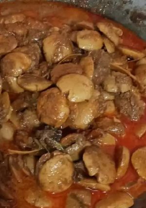 Foto resep Rendang Daging Sapi Mix Jengkol