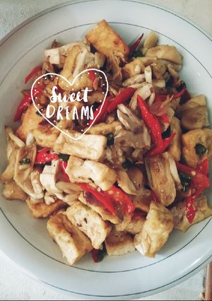 Foto resep Jamur tahu bumbu ndeso