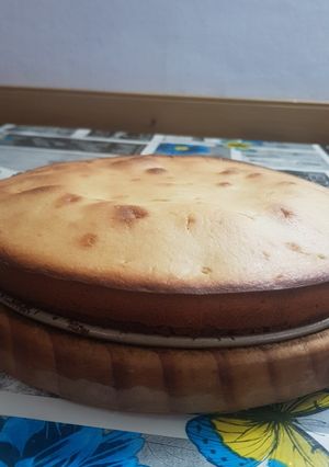 Una foto de Torta de vainilla sin huevo