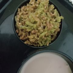 A picture of Chatpate rice bhujiya mint flavour.