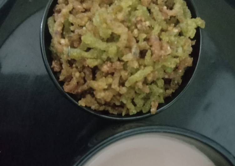 Recipe of Perfect Chatpate rice bhujiya mint flavour