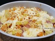 Une photo de butternut gratinée