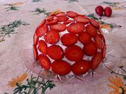 A picture of strawberry greek yoghurt