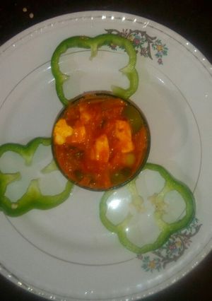A picture of Chilli paneer.