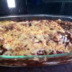 Una foto de Lasagna de calabacines light con atún