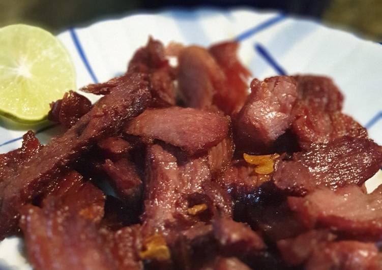 Resep Daging Se'i Goreng Mentega + Sambal Tomat ala MD Anti Gagal