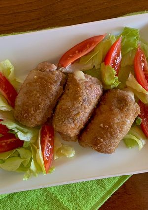 A picture of Gluten-Free, Dairy-Free Bombette Pugliesi.