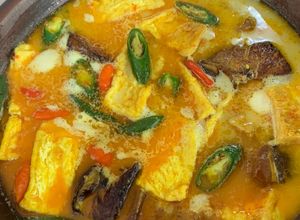 Foto resep Kotokan tahu iwak pe/pari asap