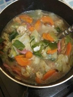 Foto resep 15. Soup Ayam Bakso Sosis