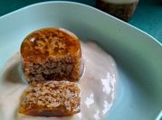 Gambar puding lumut gula merah susu