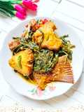 Gulai Ikan Nila dan Pucuk Ubi