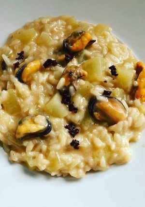 Foto di Risotto patate e cozze