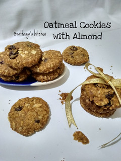 Foto resep Oatmeal Cookies with Almond