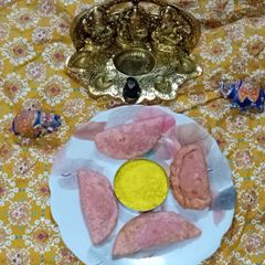 A picture of Unique and special very soft sugar free Gujhiya in minimum oil.