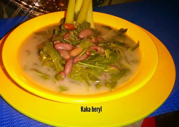 Sayur daun singkong brenebon