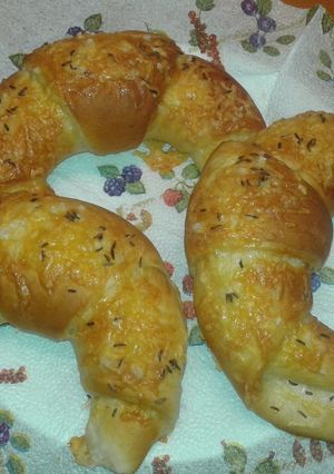 Sajtos kifli recept fotója