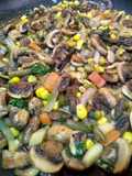 Champiñones con verduras!