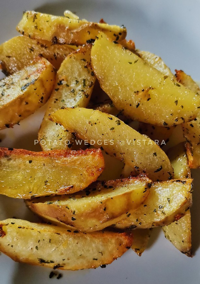 Foto resep Potato wedges oven / kentang panggang