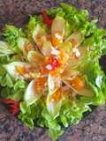 Ensalada "Noa" de endivias y aderezo de naranja #recetariocamino