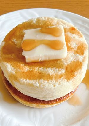 A picture of Fluffy Protein Soufflé Pancake.