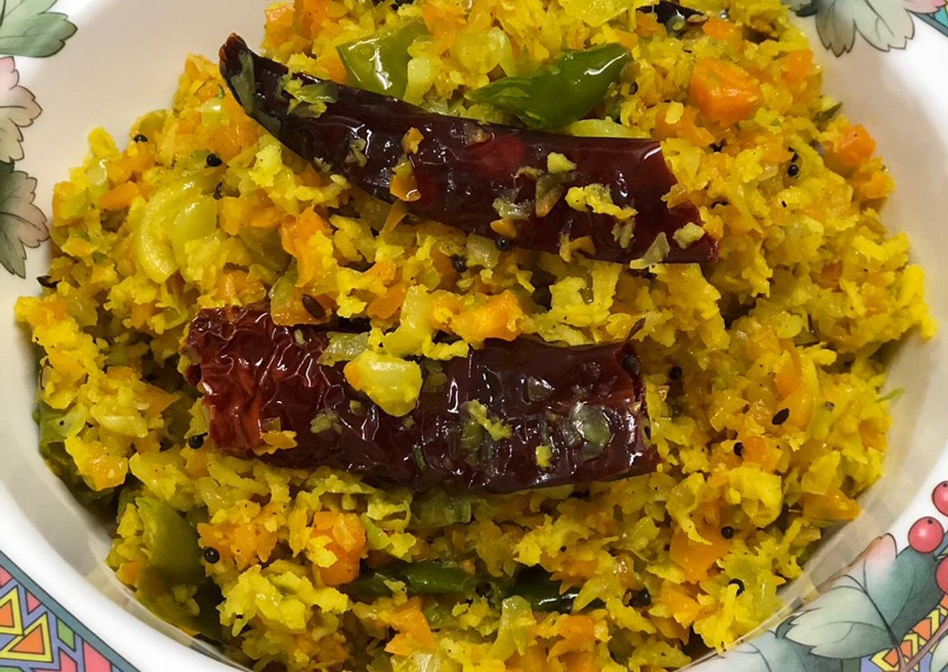 Coconut Cabbage Carrot Stir Fry