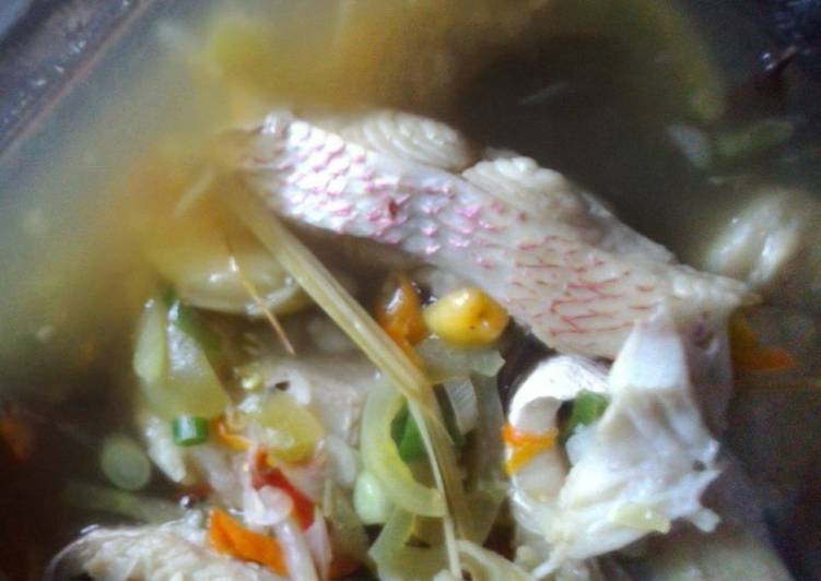 Resep Sop ikan kakap merah Lezat