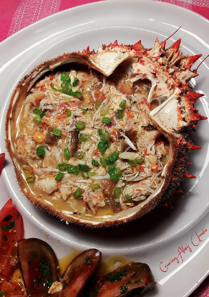 Una foto de Centolla rellena