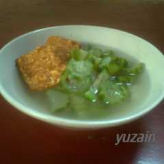 A picture of Sayur Bening Gambas.