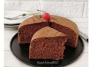 Foto resep Basic Chocolate Sponge Cake, No Butter, No Oil, No Milk