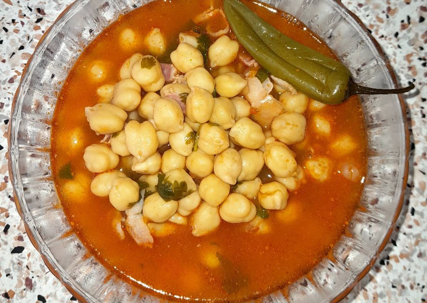 Sopa de garbanzos