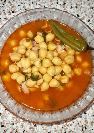 Una foto de Sopa de garbanzos