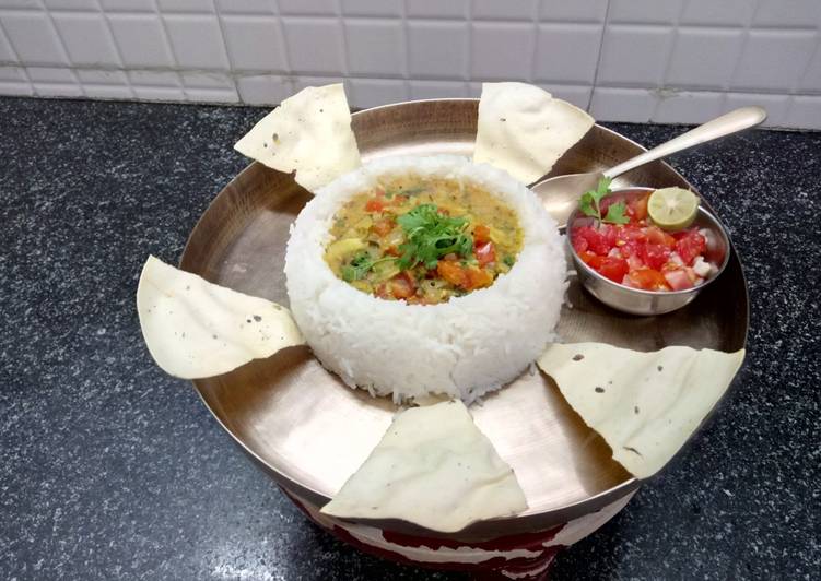 Dal Fry (Served in Rice Bowl) !!