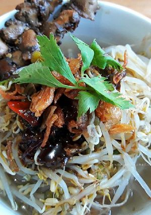 Foto resep Lontong Balap with Lento dan Sate Kerang