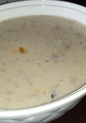عکسی از دستور سوپ تره فرنگی