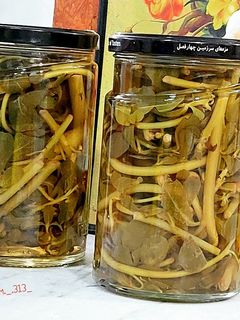 عکسی از دستور ترشی پرپین(خرفه)