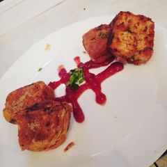 A picture of Cottage cheese paneer fritters(pakoda).